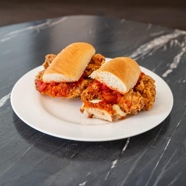 Chicken Parmesan Sandwich.