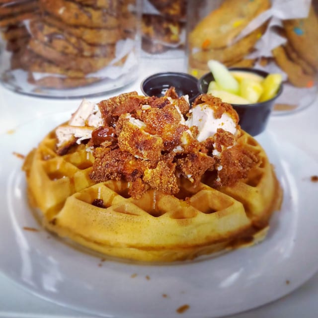 Chicken and Waffles.